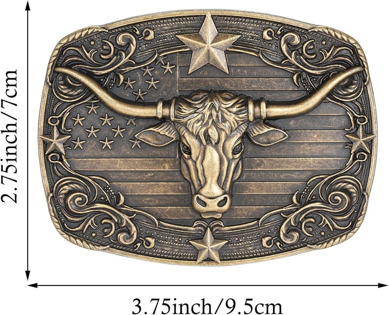 Flipslo Store Western Belt Buckle for Men Women Initial Letter A to Z Cowboy Belt Buckle Texas Buckle hebillas vaqueras para hombre - Image 2